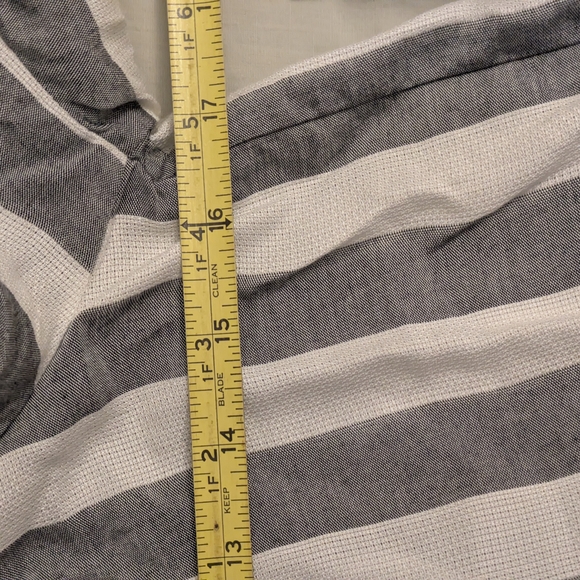 NWT Banana Republic Factory Off Shoulder Striped Blouse XS - Picture 7 of 8